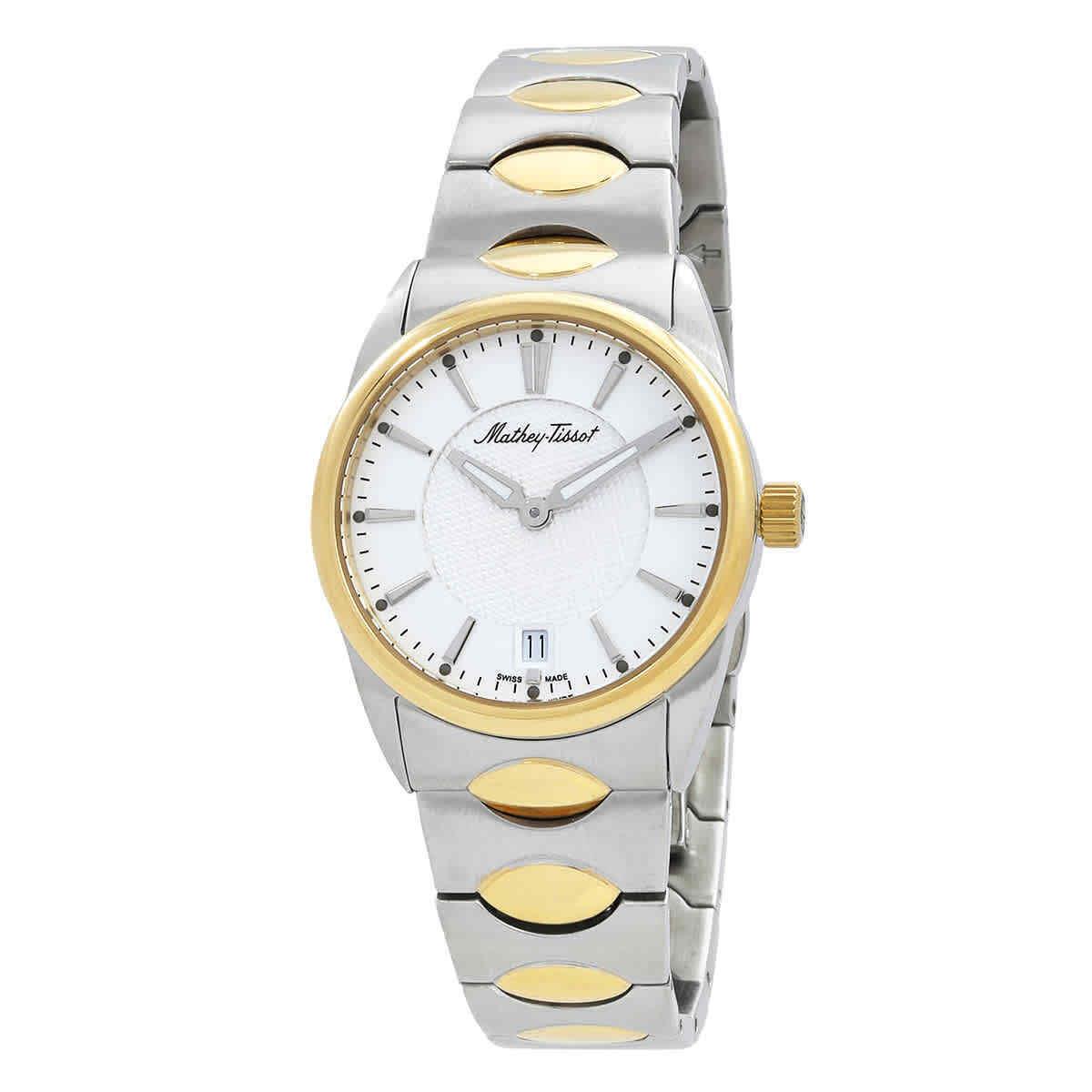 Mathey-tissot Anaconda Quartz White Dial Ladies Watch D791BI