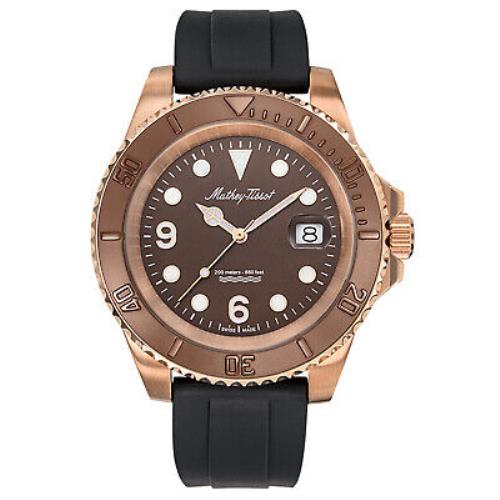 Mathey Tissot Men`s Classic Brown Dial Watch - H909PM