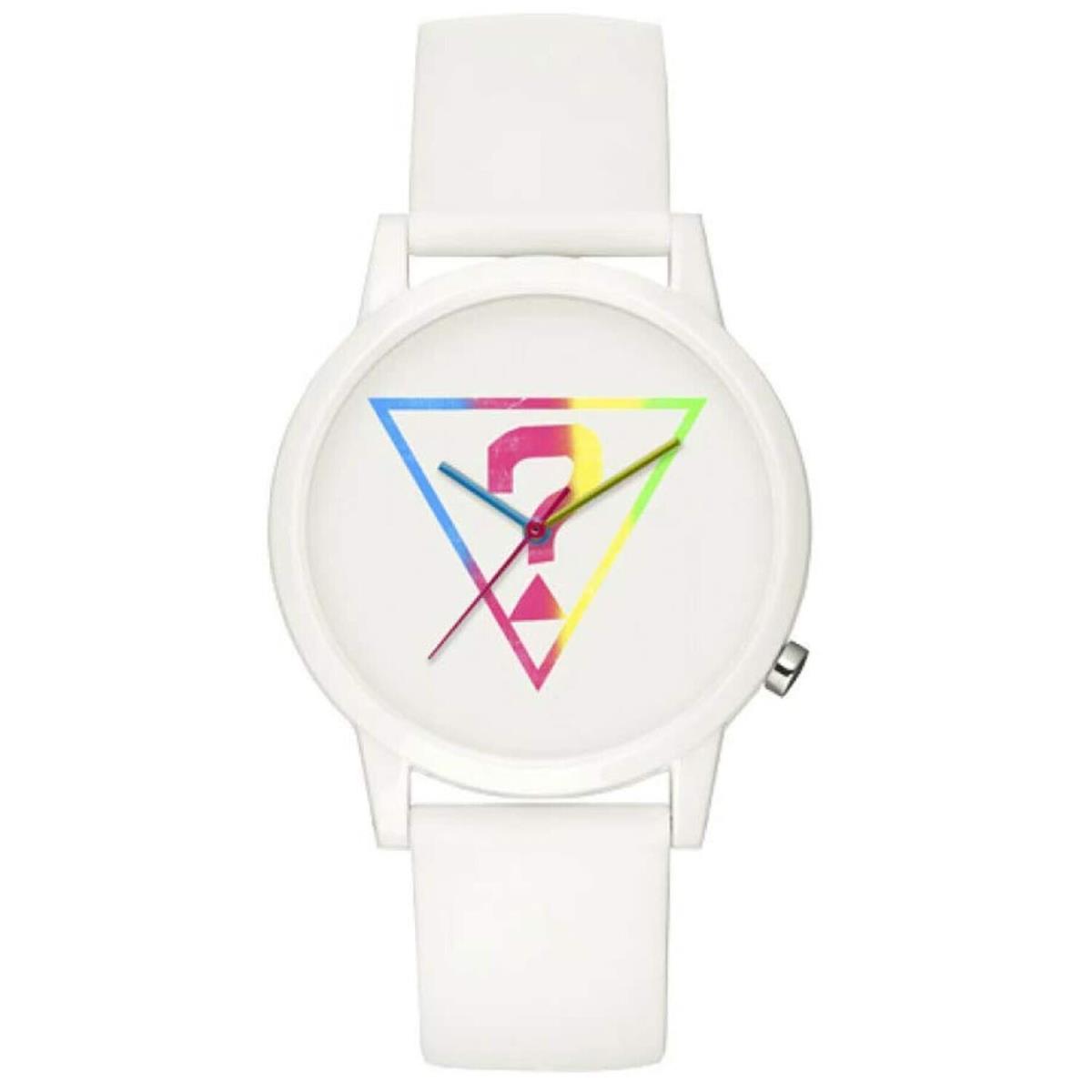 Guess Women`s Classic White Dial Watch - V1024M1