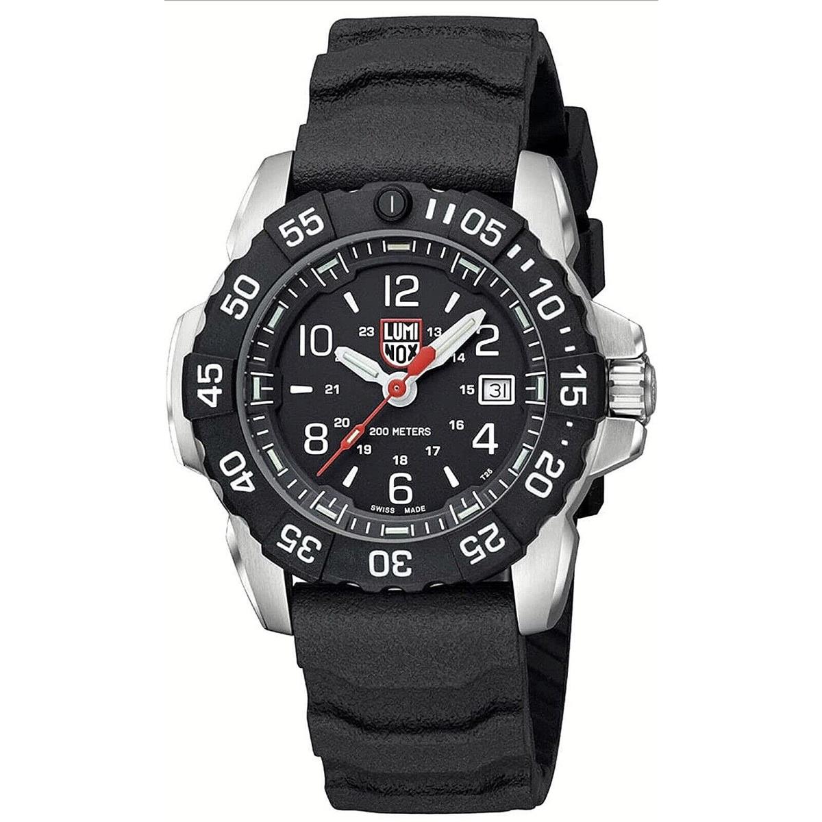 Factory Luminox Navy Seal Steel Military Dive Black Strap Men`s Watch XS.3251.CB