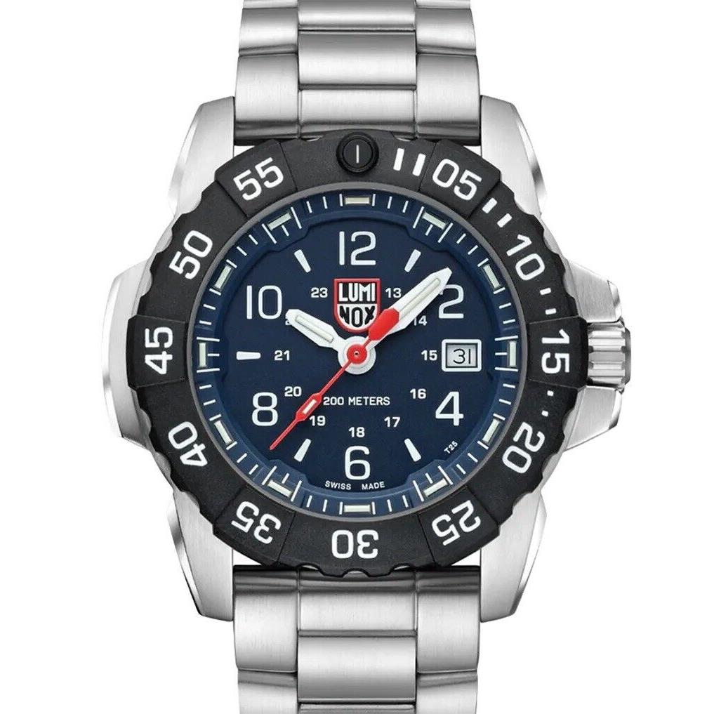 Luminox Men`s Navy Seal Swiss Quartz Stainless Steel Watch XS.3254.CB