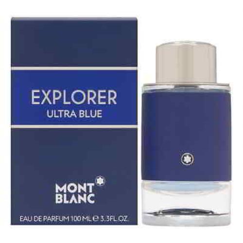 Montblanc Explorer Ultra Blue For Men 3.3 oz Eau de Parfum Spray