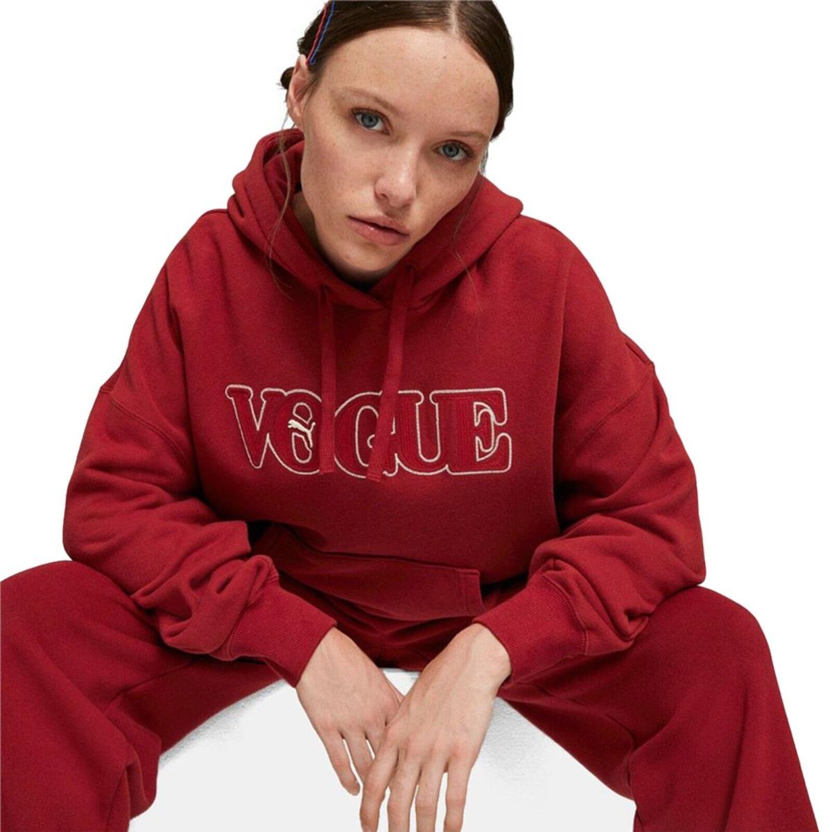 Puma x Vogue Oversized Hoodie TR Intense Red Women`s 536691-22