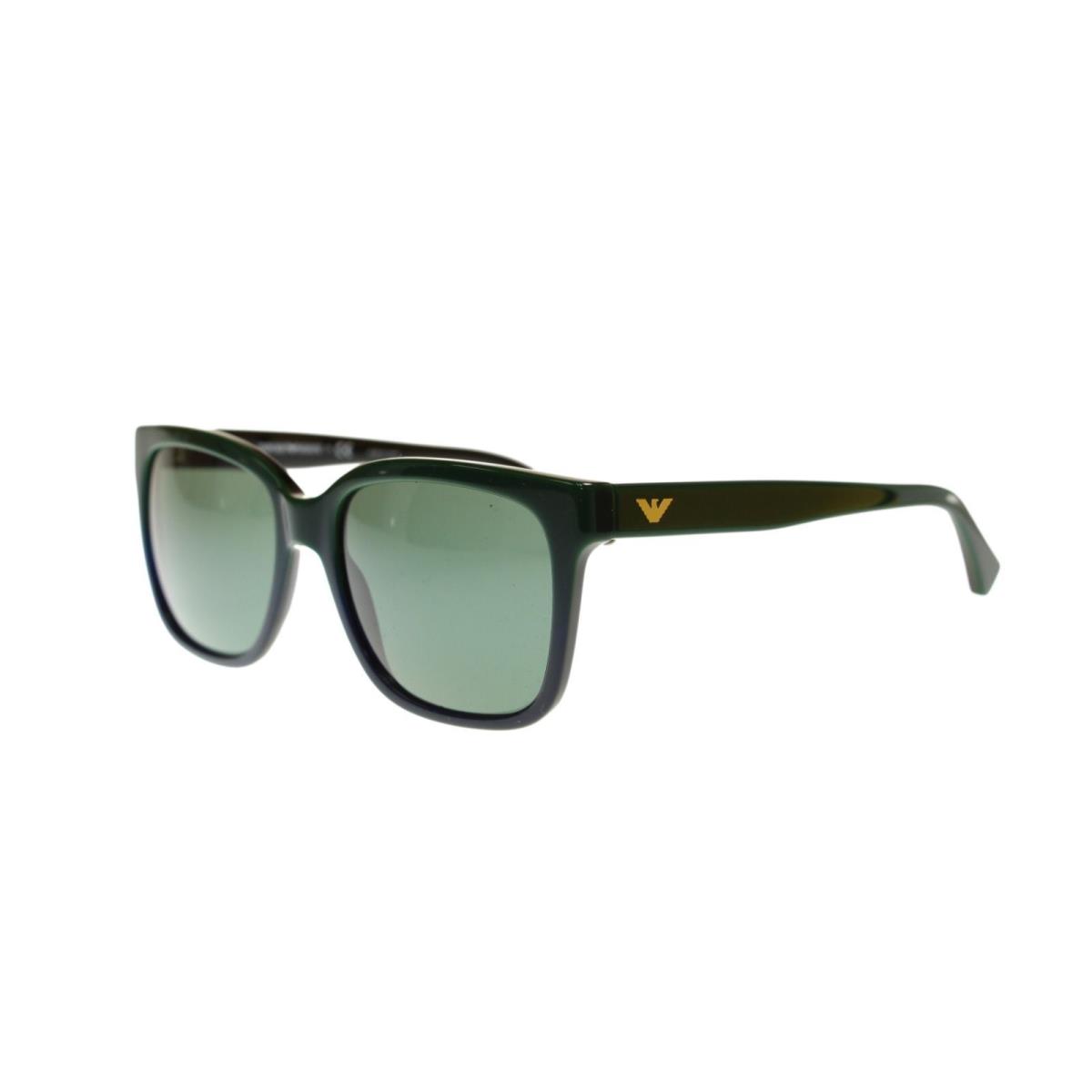 Emporio Armani Women`s Sunglasses EA4042 534971 Green Blue Square 55mm