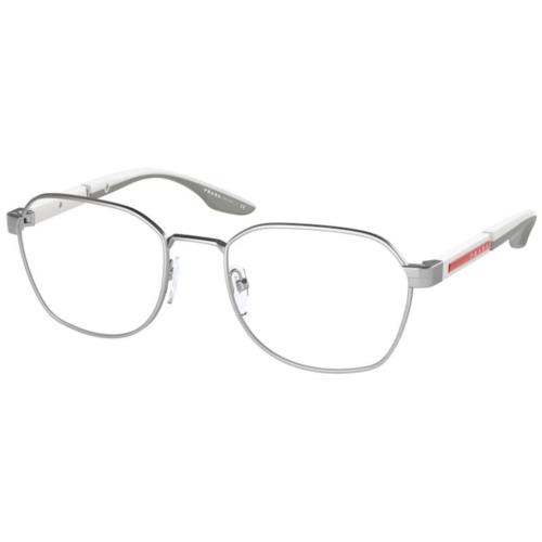 Prada PS 53NV Linea Rossa PS 53NV Matte Silver 1AP1O1 Eyeglasses