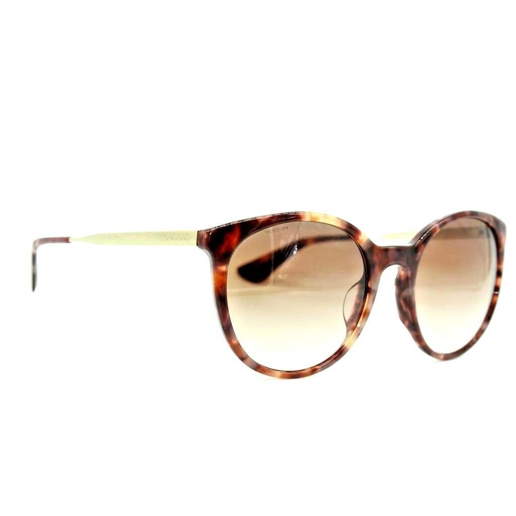 Prada Spr 17S-F UE0-0A6 Havana-gold/brown Gradient Sunglasses 55-21