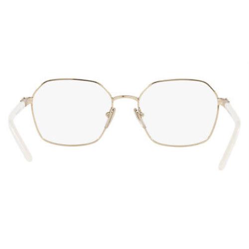 Prada eyeglasses  - White Frame, Demo Lens, Talc / Pale Gold Model 2