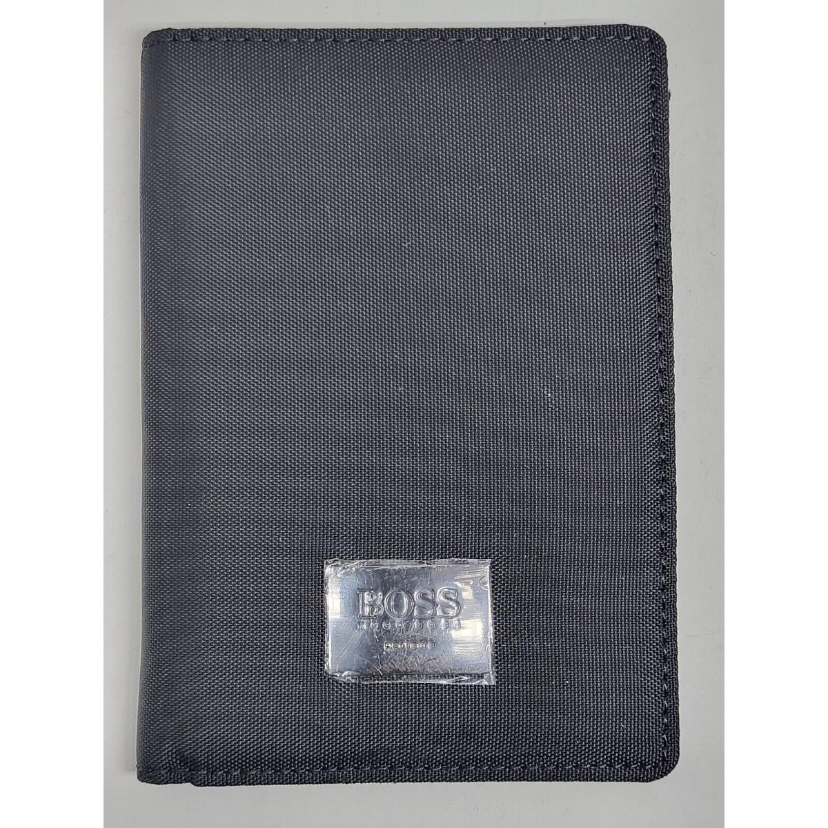 Hugo Boss Passport Holder Black Cloth