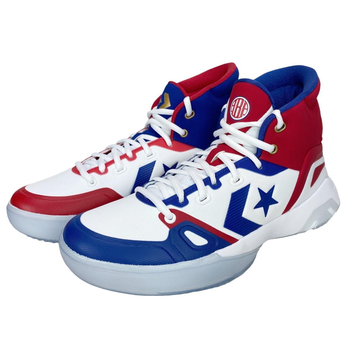 Converse G4 Hi `aba` Basketball Shoe Enamel Red Rush Blue 169649C