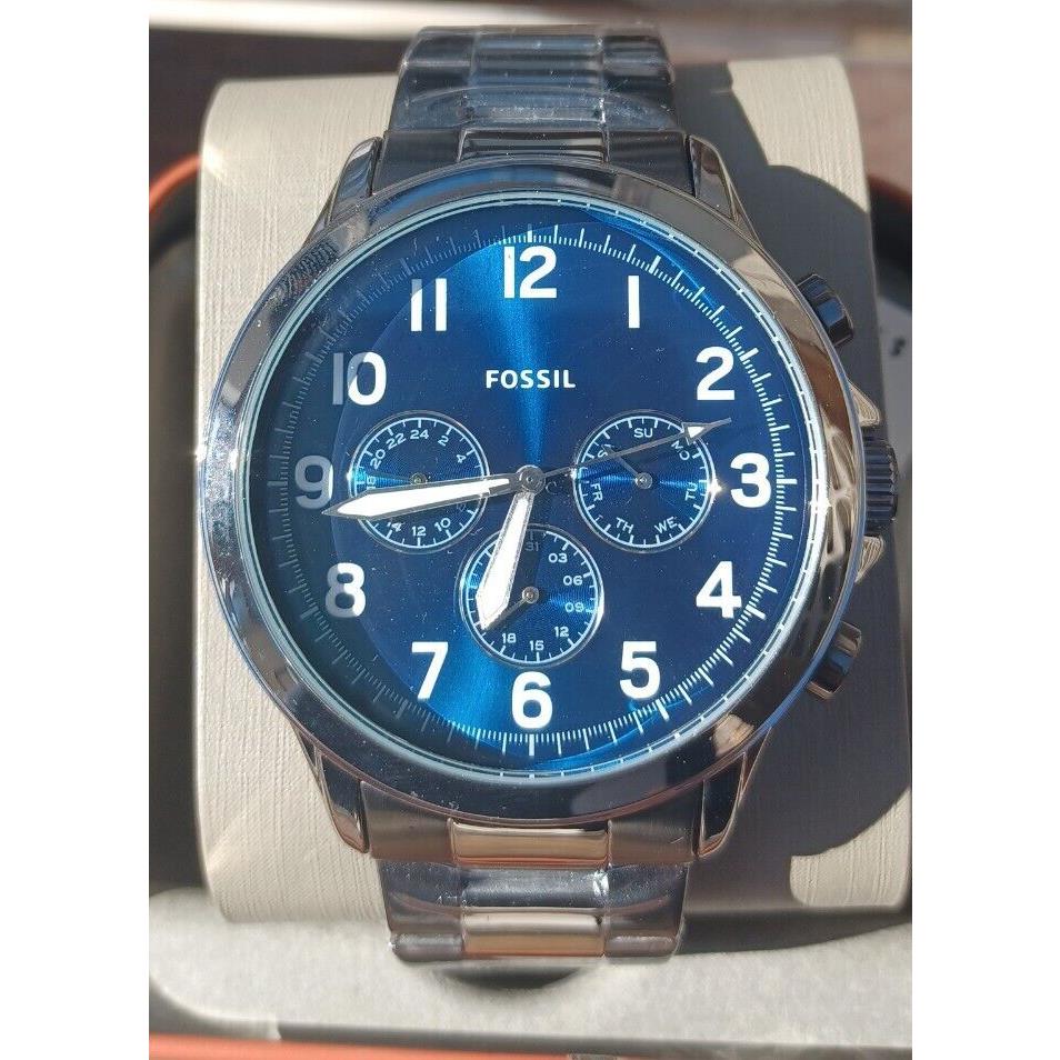 Fossil Sullivan Multifunction Two Tone Stainless Steel Men`s Watch BQ2540