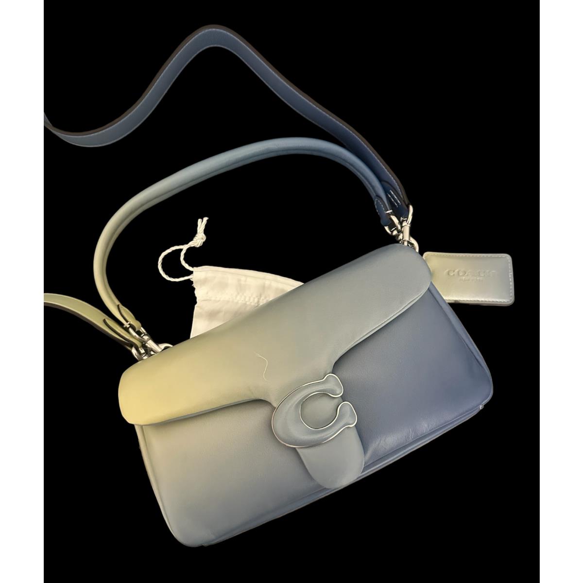 Coach CA083 Ombre Leather Pillow Tabby 26 Aqua/multi Satchel Shoulder Bag -  Coach bag - 021580706557 | Fash Brands