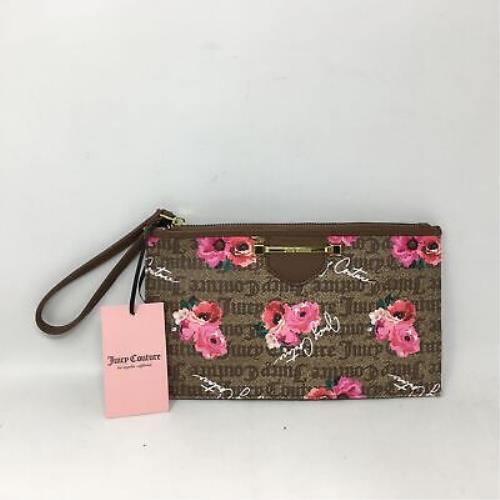 Women`s Juicy Couture Word on The Street Floral Wristlet Size OS - Petal Stat C