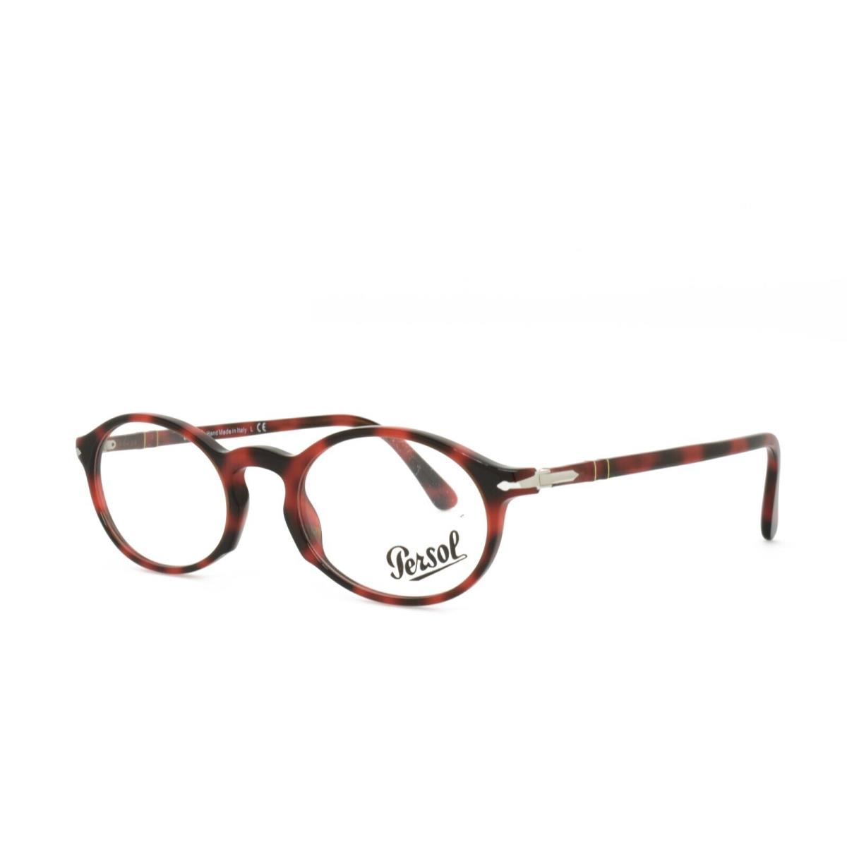 Persol 3219-V 1100 Eyeglasses 50-20-145 Red Tortoise - Frame: Red
