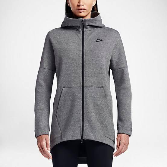 Nike Woman`s Sportswear Tech Fleece Cape Hoodie Grey 811710-063
