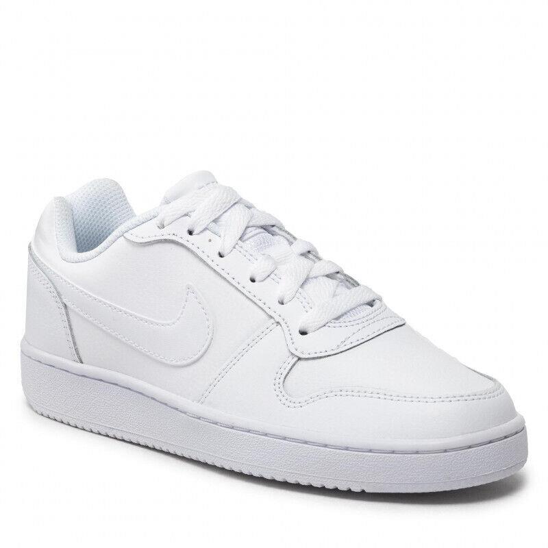 Nike Ebernon Low AQ1779-100 Women`s White Leather Athletic Sneaker Shoes RS380