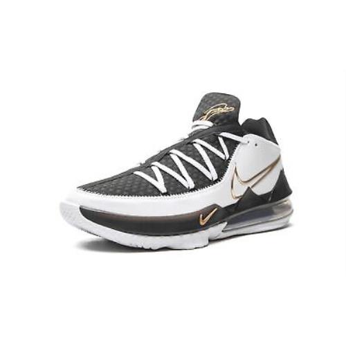 Nike shoes Lebron XVII Low - Black White Gold 0