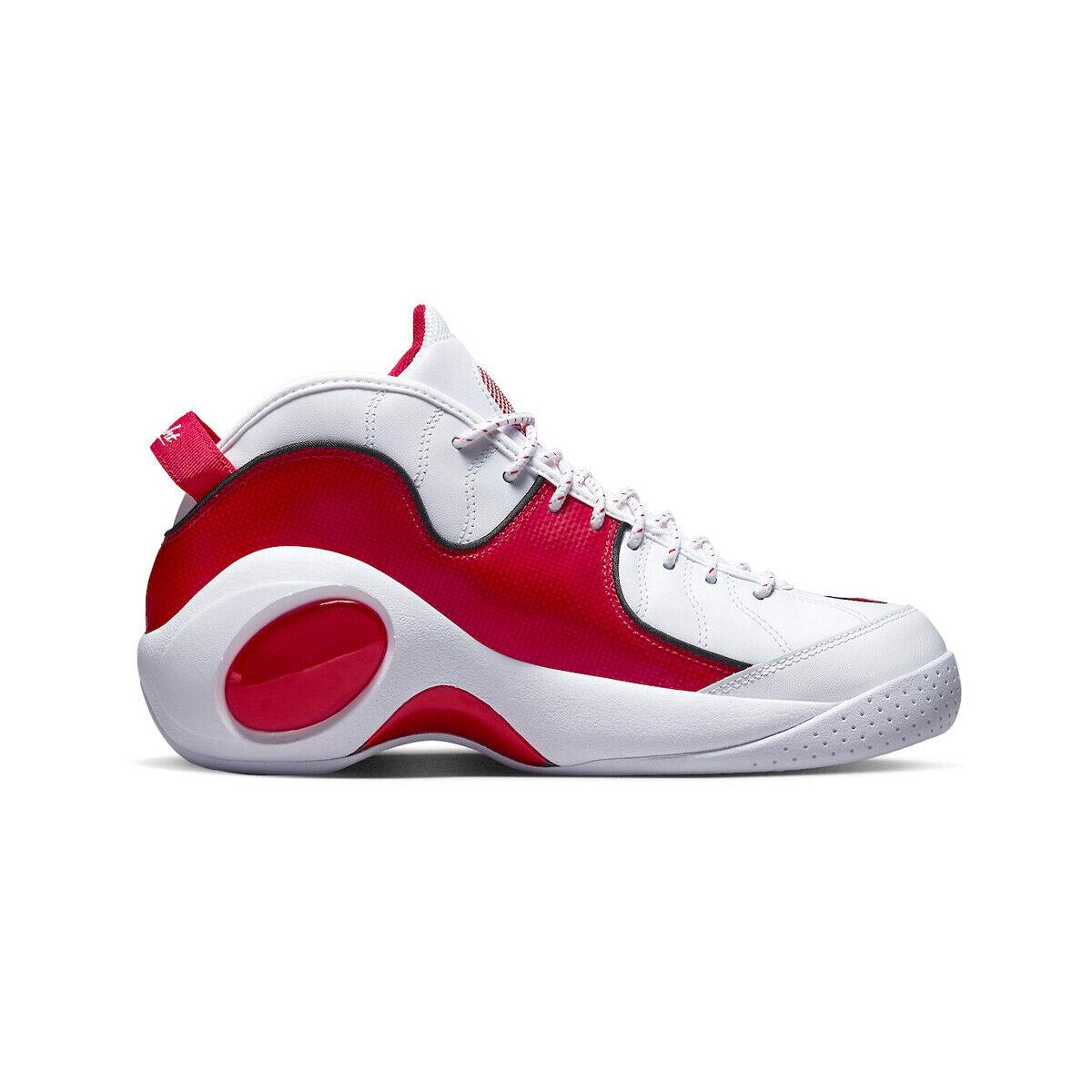 Nike Air Zoom Flight 95 OG True Red Men`s Basketball Shoes - White/Red