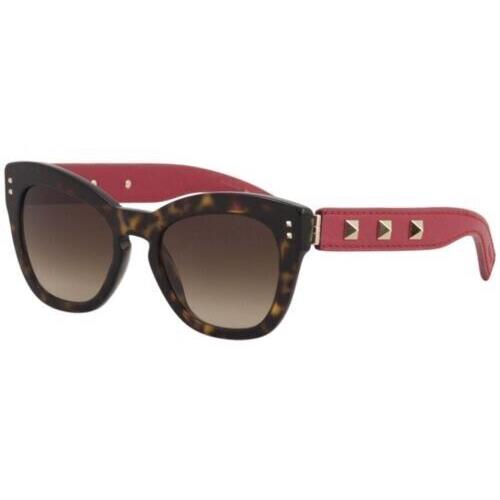 Valentino Sunglasses VA4037 5002/13 Havana Frames Brown Lens 53MM
