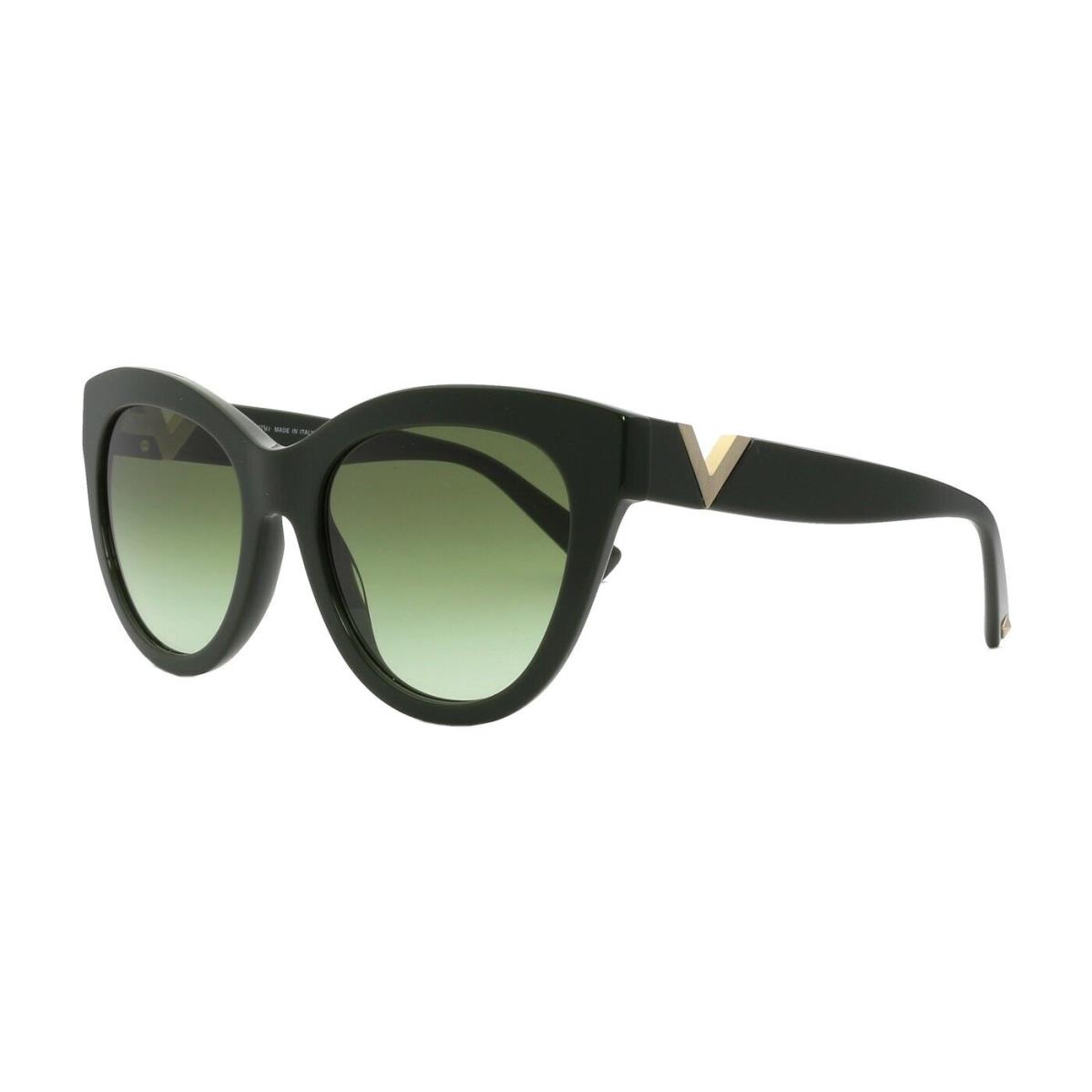 Valentino Sunglasses VA4089 5176/8E Black Frames Green Lens 54MM