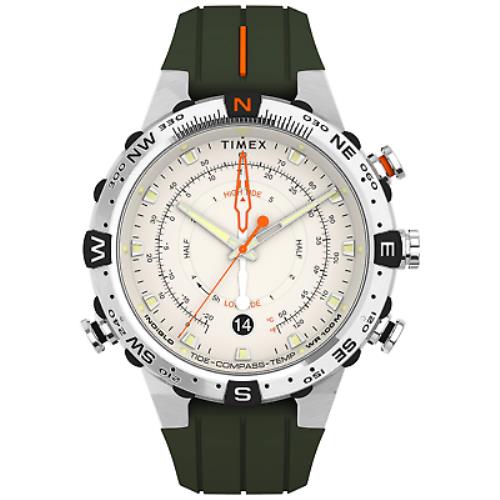 Timex Expedition North Tide Temp Compass 45mm Khaki Watch
