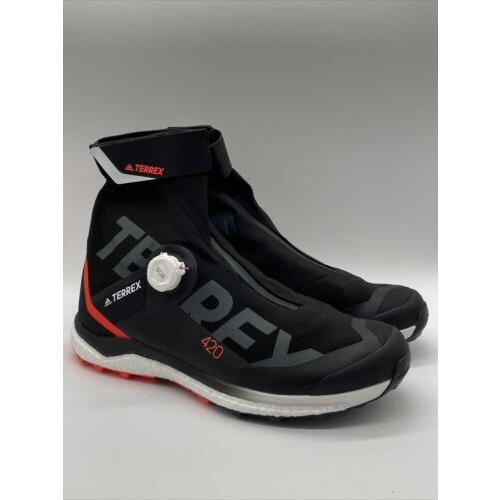 Adidas Men`s Terrex Agravic Tech Pro Trail Running Shoe Boa Size 10.5 US Black