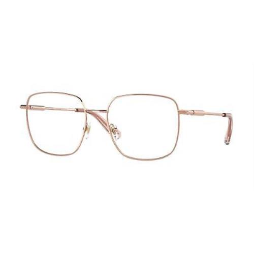 Versace Eyeglasses VE1281 1412 54mm Rose Gold / Demo Lens