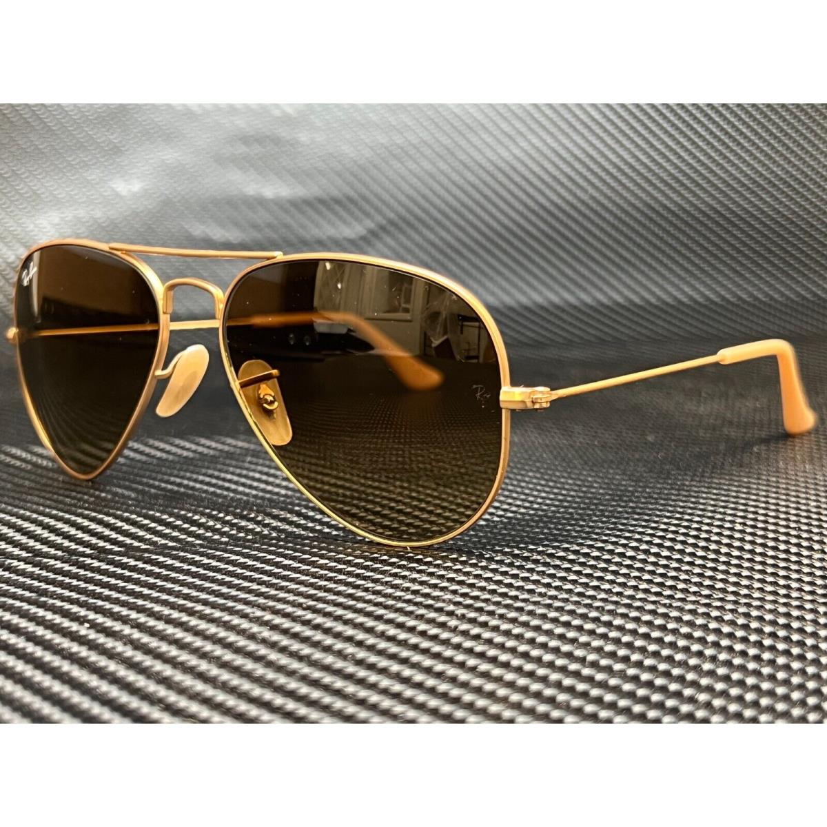 Ray Ban RB3025 112 85 Gold Aviator 55 mm Unisex Sunglasses