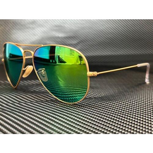 Ray Ban RB3025 112 19 Gold Aviator 58 mm Unisex Sunglasses