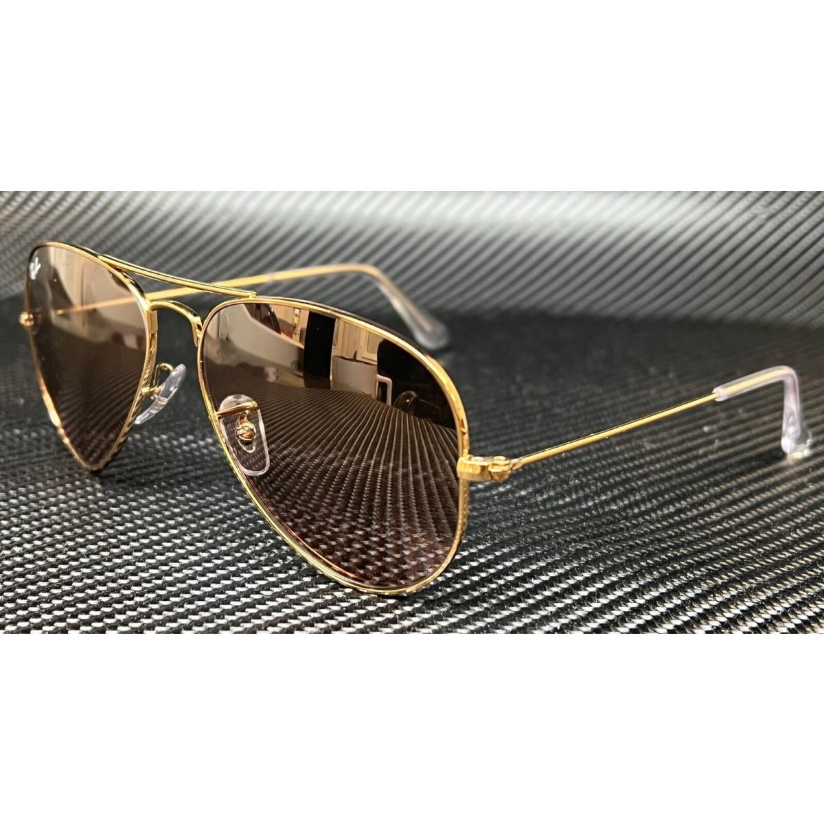 Ray Ban RB3025 001 3E Gold Aviator 62 mm Unisex Sunglasses