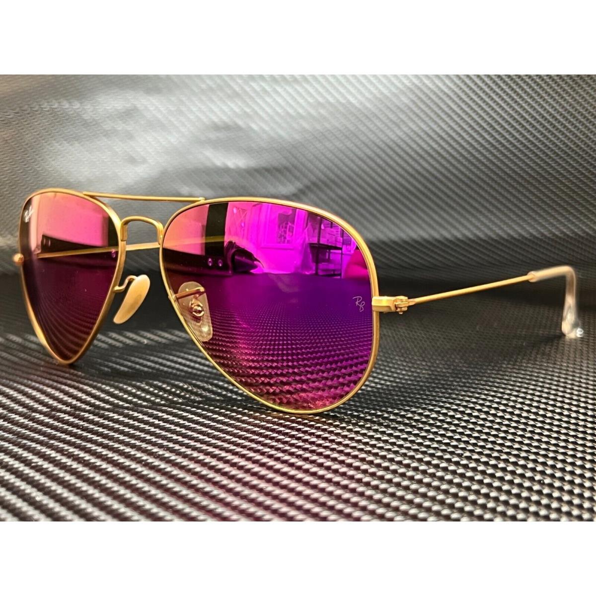 Ray Ban RB3025 112 4T Gold Aviator 58 mm Unisex Sunglasses