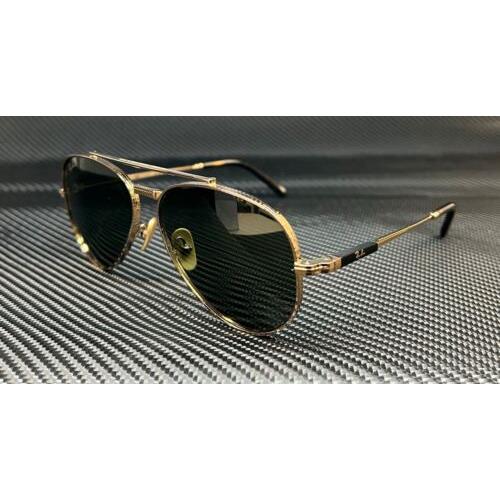 Ray Ban RB8225 313852 Gold Green Men`s Aviator 58 mm Sunglasses