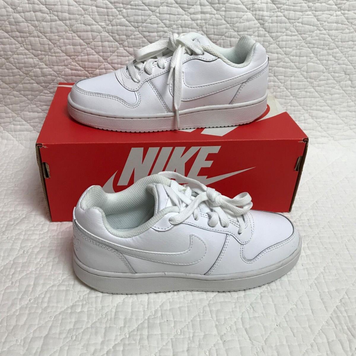 Nike Ebernon Low Top Sneakers Shoes Women s SZ 5 White AQ1779-100