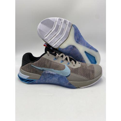 Nike Metcon 7 Amp Training Shoes Enigma Stone Boarder Blue Sz 9 DM0259-001