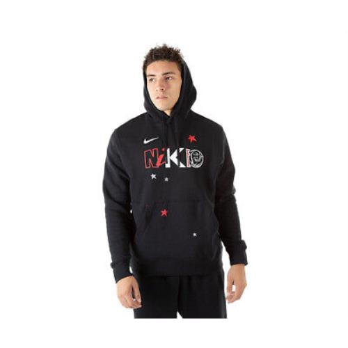 Nike Stories Mens Active Hoodies Size S Color: Black/white/red