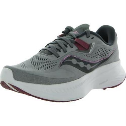Saucony Womens Guide 15 Gray Running Shoes Sneakers 6.5 Medium B M Bhfo 4533