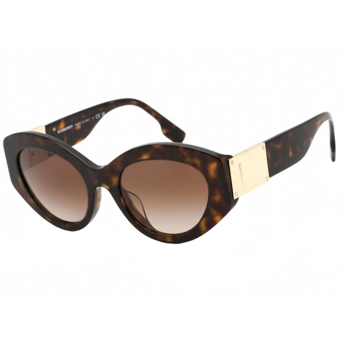 Burberry Women`s Sunglasses Brown Gradient Cat Eye Plastic Frame 0BE4361F 300213 - Frame: Dark Havana, Lens: Brown