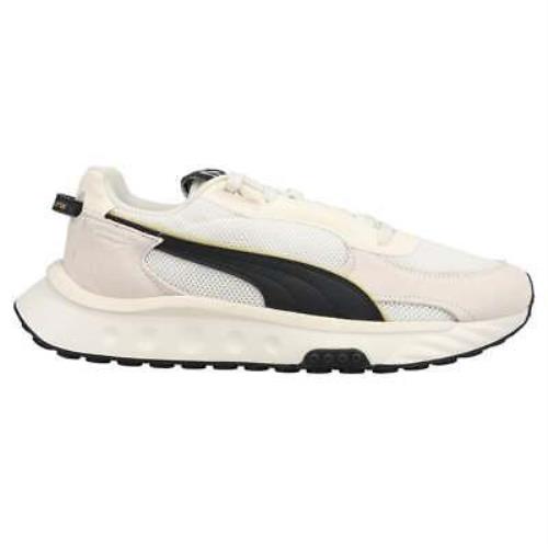 Puma 385047-01 Njr Wild Rider Mens Sneakers Shoes Casual - Off White - Size