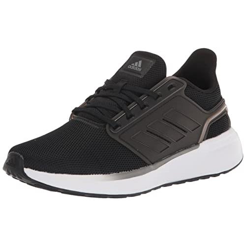 Adidas Women`s Eq19 Running Shoe - Choose Sz/col Black/Black/Iron Metallic