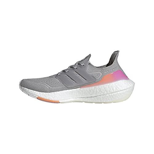 Adidas Women`s Ultraboost 21 Running Shoe - Choose Sz/col Grey/Grey/Screaming Orange