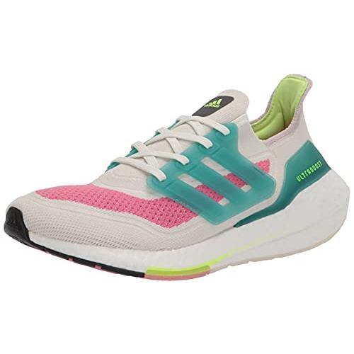 Adidas Women`s Ultraboost 21 Running Shoe - Choose Sz/col White Tint/Mint Ton/Rose Tone