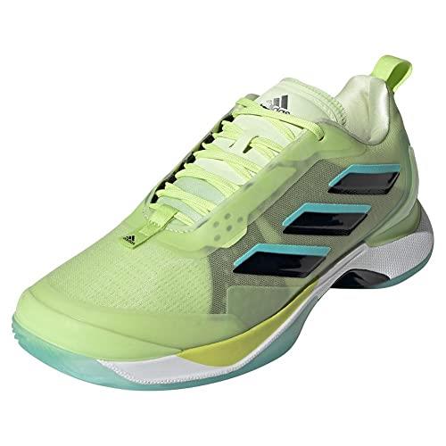 Adidas Women`s Avacourt Tennis Shoe Almost Lime/Black/Pulse Lime