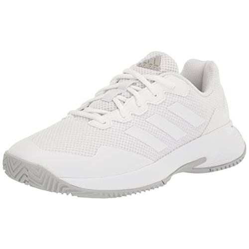 Adidas Women`s Gamecourt 2 Tennis Shoe - Choose Sz/col White/White/Grey