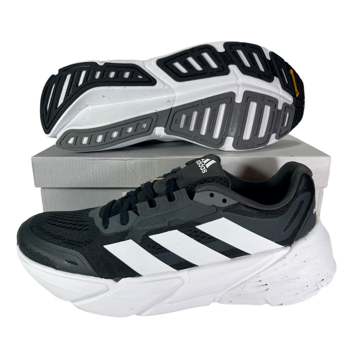 Adidas Solar Glide 5 Running Shoes Boost Men`s Sneakers Black/white GX5493