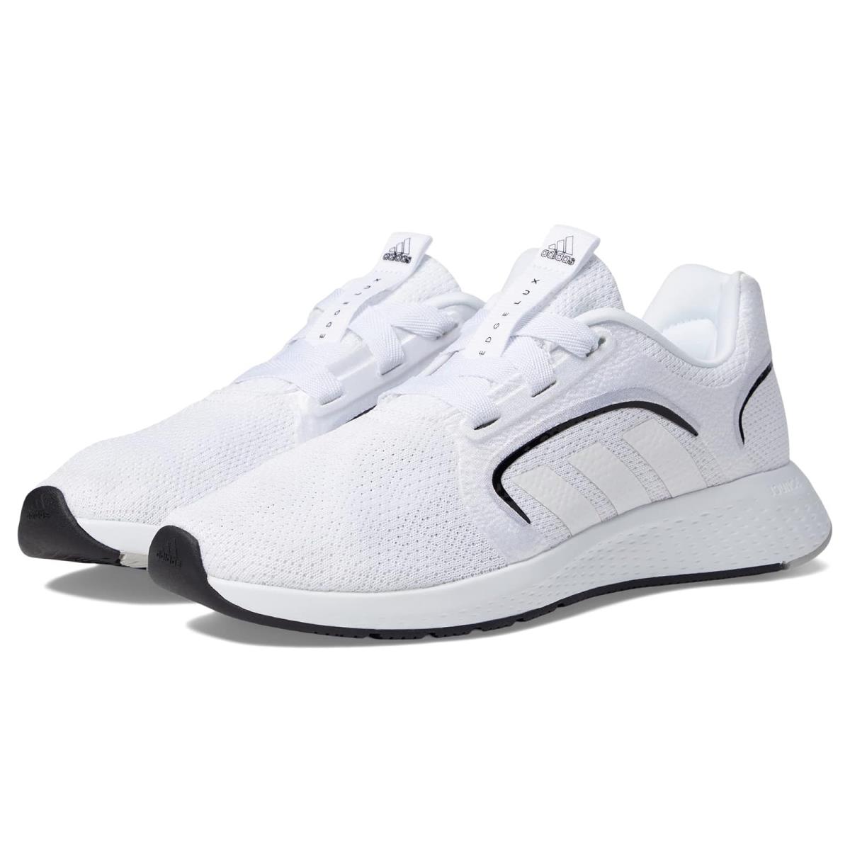 Woman`s Sneakers Athletic Shoes Adidas Running Edge Lux White/White/Black