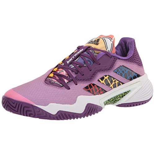 Adidas Women`s Barricade Tennis Shoe - Choose Sz/col Rose Tone/Core Black/Glory Purple