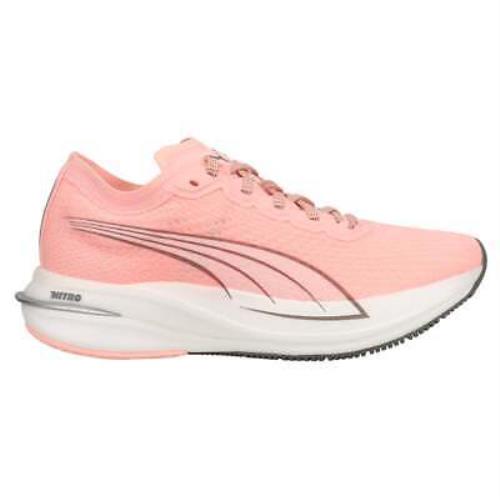 Puma 194453-03 Deviate Nitro Womens Running Sneakers Shoes - Pink - Size 7 M