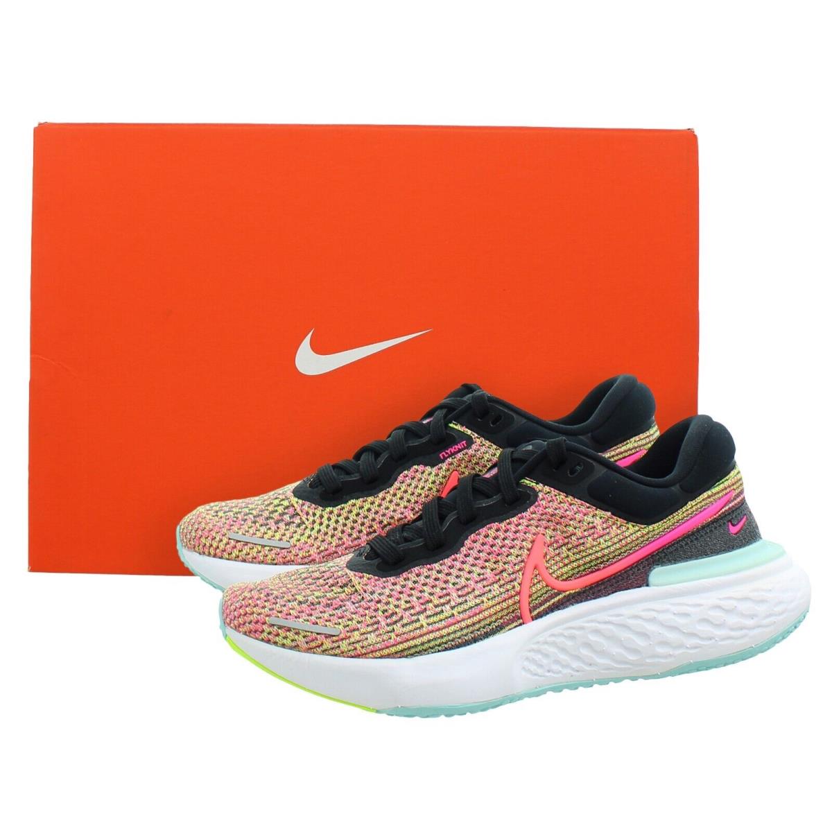 Nike Women`s Zoomx Running Shoes DJ5926 Invincible Run Flyknit Mesh Road Shoes