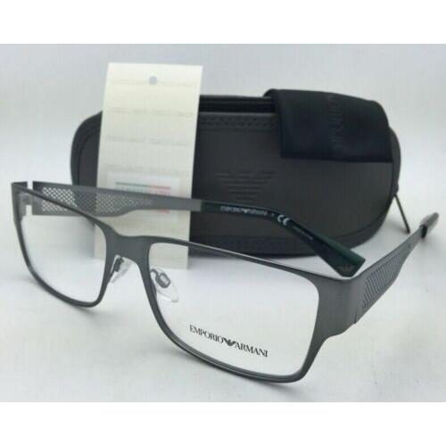 Emporio Armani Eyeglasses EA 1022 3055 55-16 Matte Grey Frames W/demo Lenses