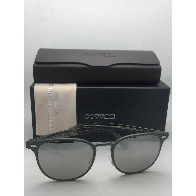 Oliver Peoples Sunglasses Sheldrake Metal 1179-S 52286G Brushed Gunmetal +mirror