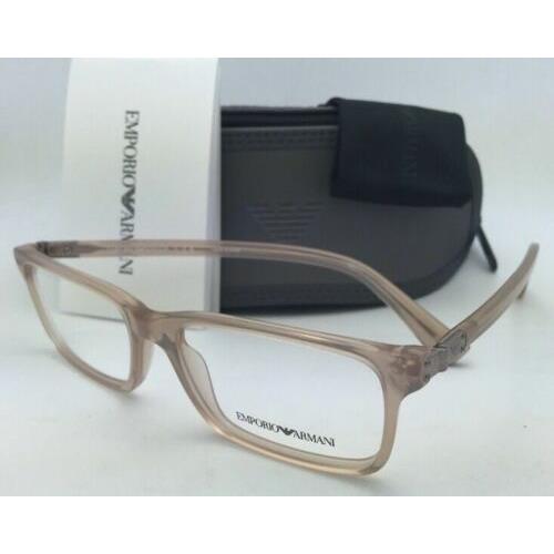 Emporio Armani Eyeglasses EA 3005-F 5084 53-16 Transparent Nude-opal Frames